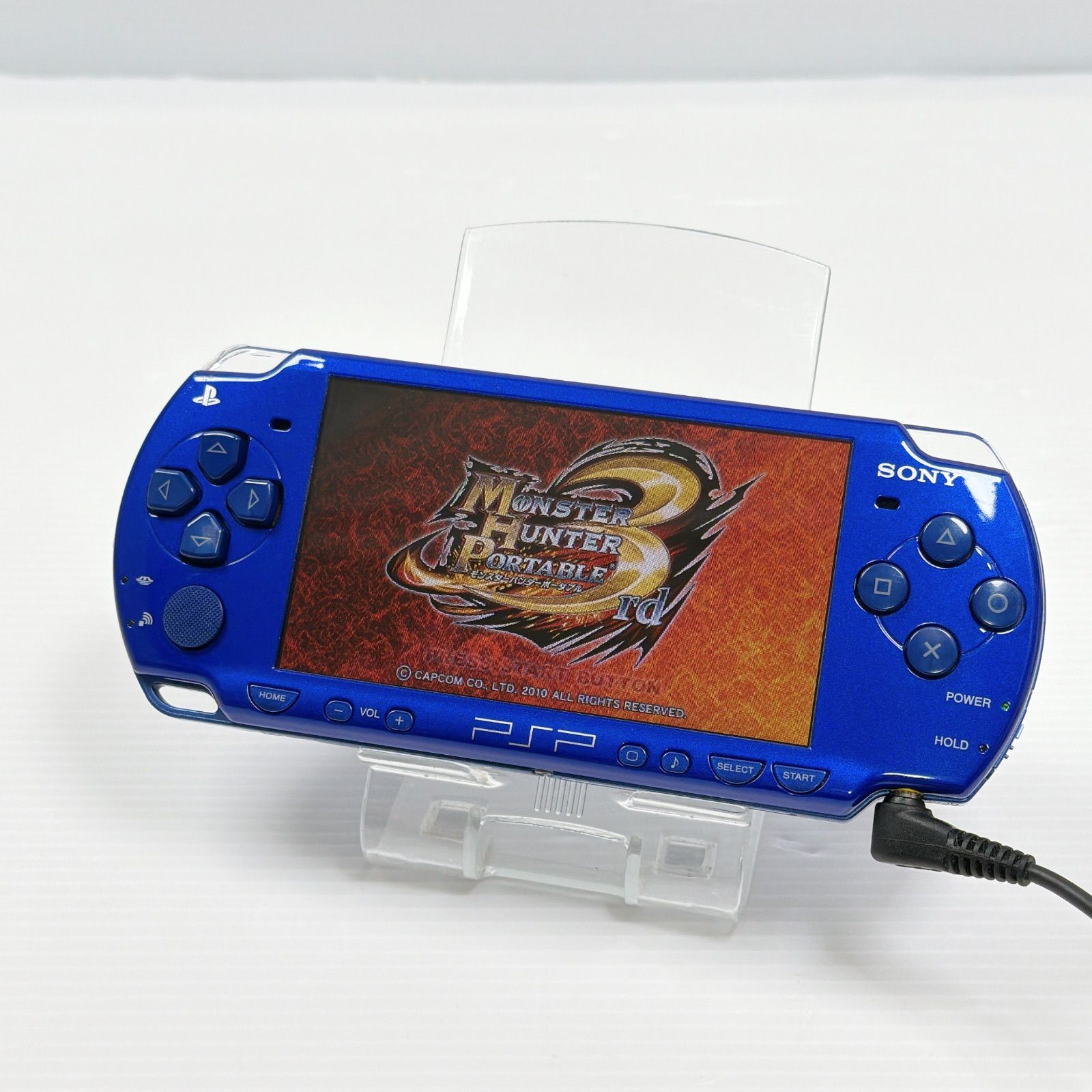 PSP 2000 メタリックブルー 遊べるセット 動作確認済み FW6.60 ソニー プレイステーション ポータブル SONY PlayStation Portable psp 管理番号M1947 PSP 2000 メタリックブルー 遊べるセット 動作確認済み FW6.60 ソニー プレイステーション ポータブル SONY PlayStation Portable psp 管理番号M1947