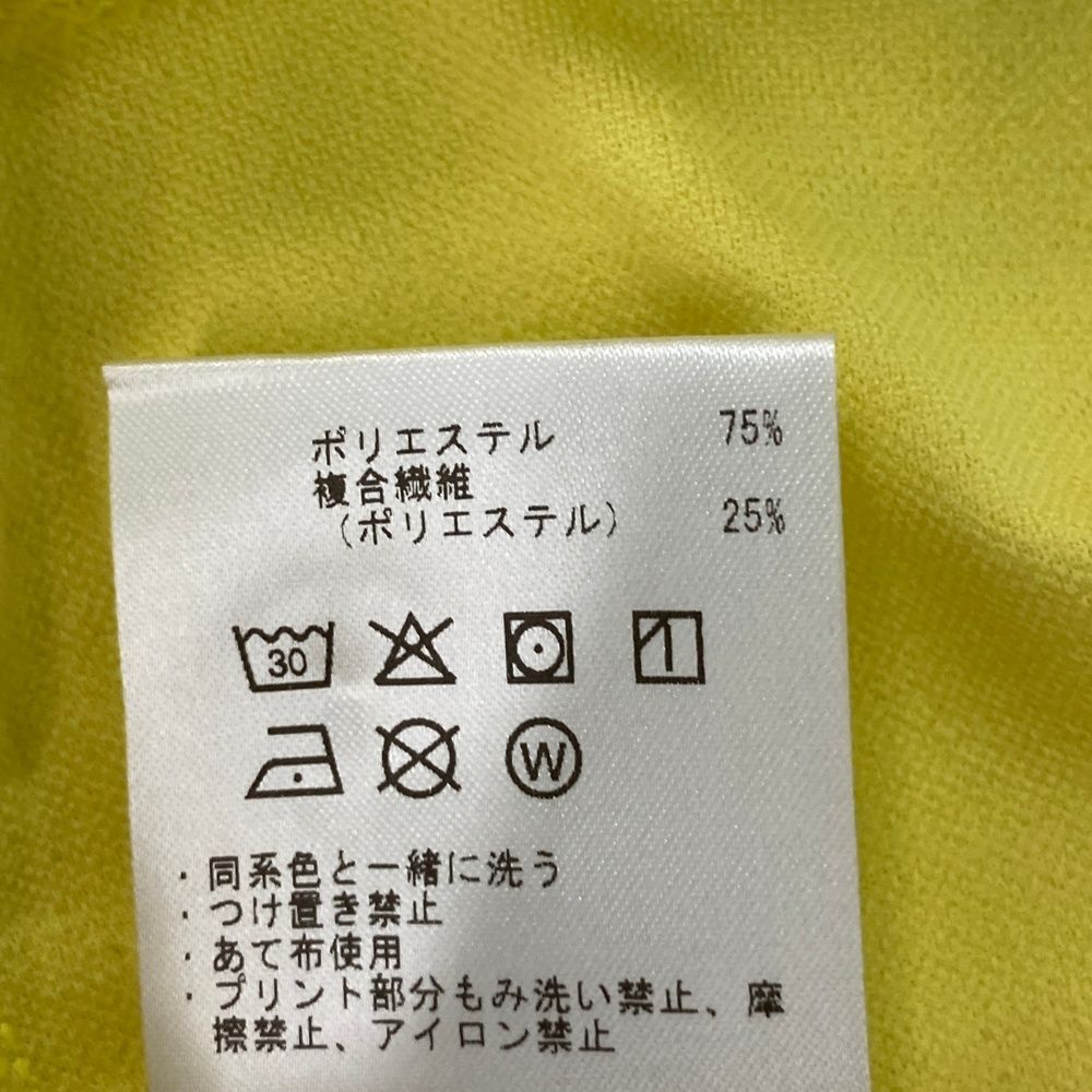 サイズ：M DESCENTE GOLF デサントゴルフ DGMVJA04 半袖ポロシャツ イエロー系 [240101694886] ゴルフウェア メンズ ストスト