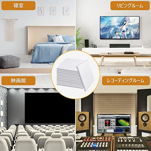 YOPIN 吸音材 200kg/m? 高密度 吸音ボード 吸音対策 室内装飾 楽器 消音 騒音 防音 30cm×30cm 手軽にDIY 難燃 防湿 保温 吸音パネル 虫ピン押しピン付き 24枚★m b24372cc YOPIN 吸音材 200kg/m? 高密度 吸音ボード 吸音対策 室内装飾 楽器 消音 騒音 防音 30cm×30cm 手軽にDIY 難燃 防湿 保温 吸音パネル 虫ピン押しピン付き 24枚★m b24372cc