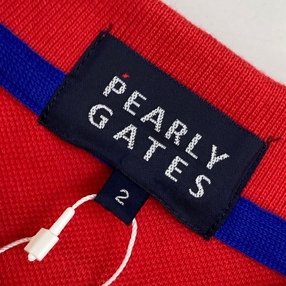 サイズ：2 PEARLY GATES パーリーゲイツ 半袖ポロシャツ グレー系 [240101698811] ゴルフウェア レディース ストスト