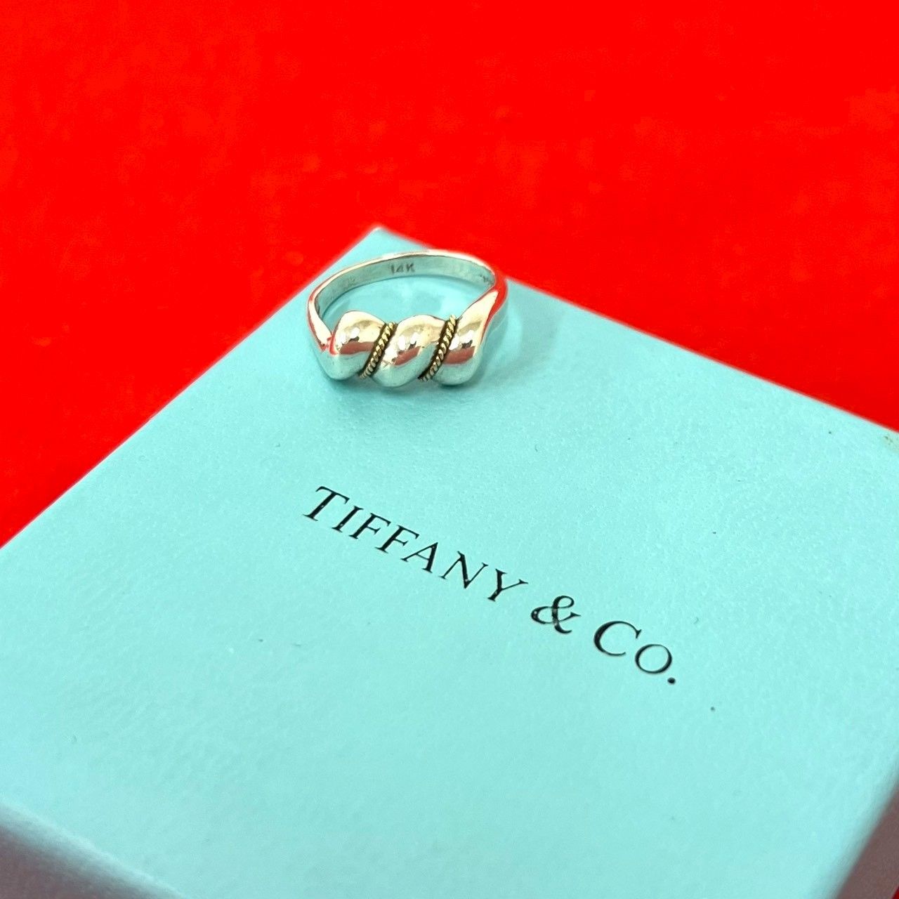 極 美品 TIFFANY&Co. ティファニー ヴィンテージ ツイストロープ