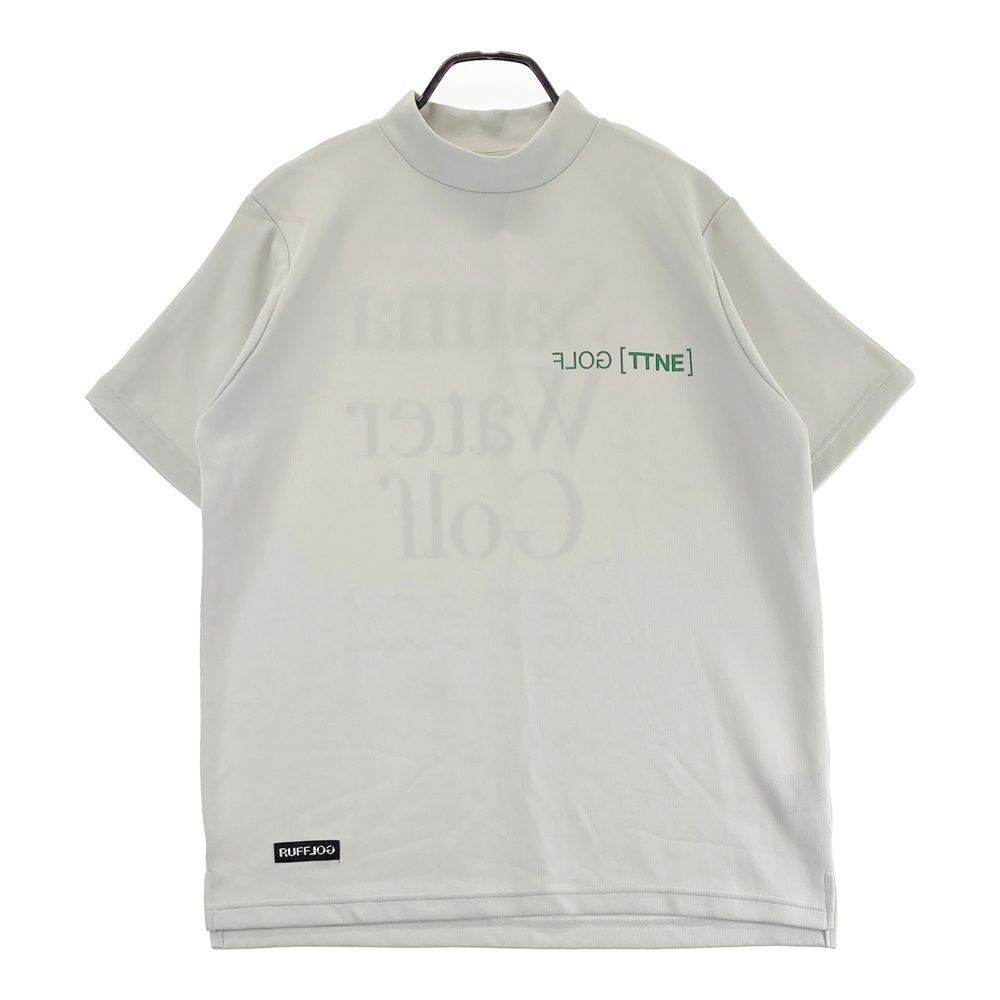サイズ：M RUFFLOG ラフロッグ ハイネック　半袖Tシャツ グレー系 [240101703841] ゴルフウェア メンズ ストスト