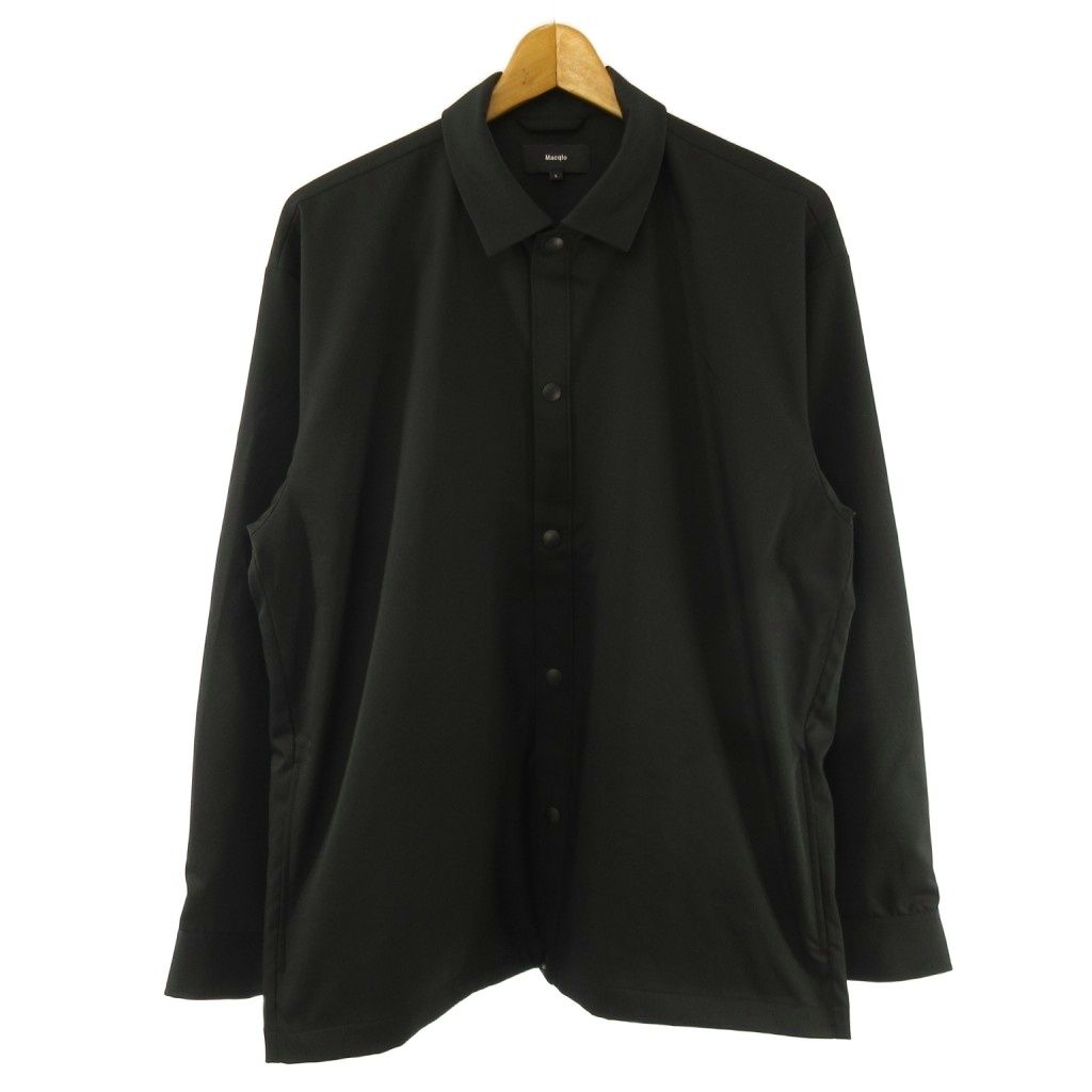 マックロ Macqlo ultimex shirt blouson シャツブルゾン シャツ 長袖 L 黒