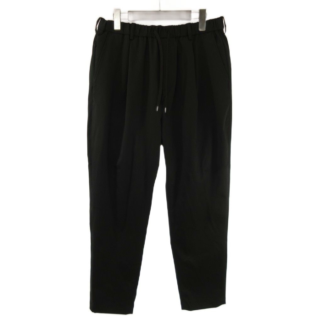 マックロ Macqlo ultimex one tuck tapered easy pants イージーパンツ テーパード LL 黒