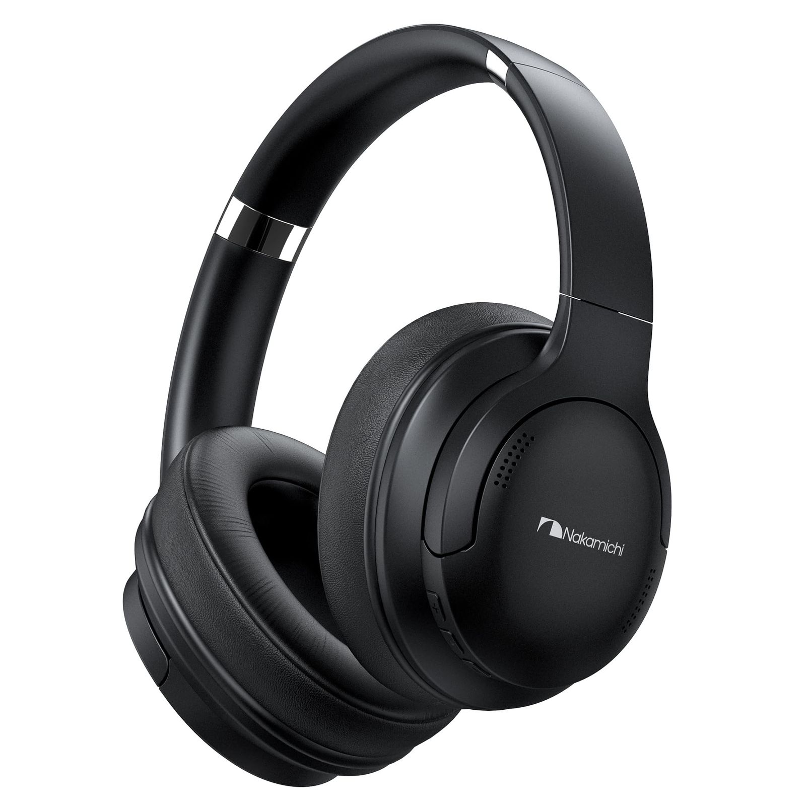 Nakamichi ヘッドホン Bluetooth 5.4 ANCノイズキャンセリング マイク内蔵 30時間連続再生 ワイヤレスヘッドホン 有線無線両用 マルチポイント 折りたたみ式 ヘッドセット OW1500ANCe 4dfd81f9