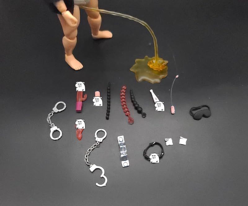 AIEKTOYS 1/6 素体 フィギュア ドール 用 コスプレ 陵辱恥育道具 道具 拘束+手枷+足枷JIAOUDOLL PHICENNに適用e 78595037