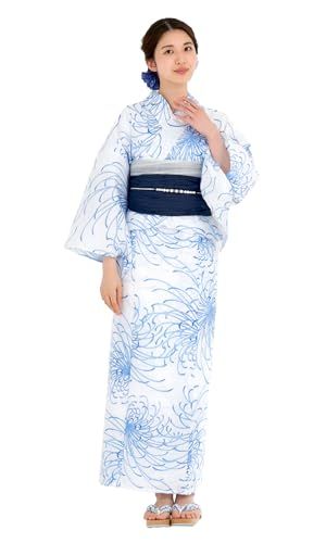 [NISHIORI] 二部式浴衣 レディース セパレート 浴衣単品 簡単着付け 夏祭り 花火大会 女性用 トレンド柄 和モダン 着崩れしにくいe 33014738