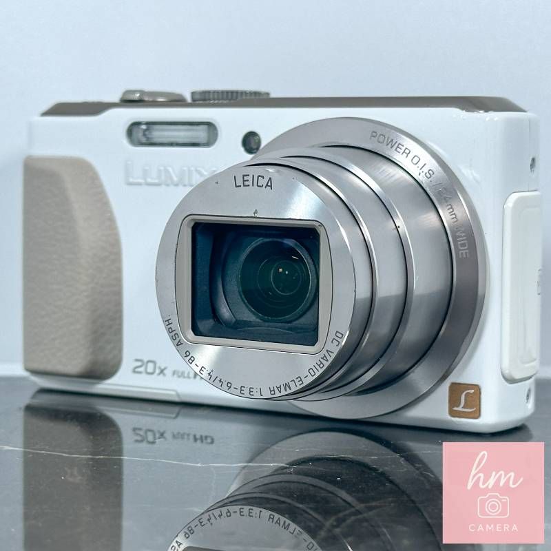 Panasonic LUMIX DMC-TZ40 ホワイト 1810万画素 光学20倍ズーム 広角24mm Wi-Fi NFC GPS搭載 ライカレンズ タッチパネル フルHD コンパクトデジタルカメラ パナソニック ルミックス