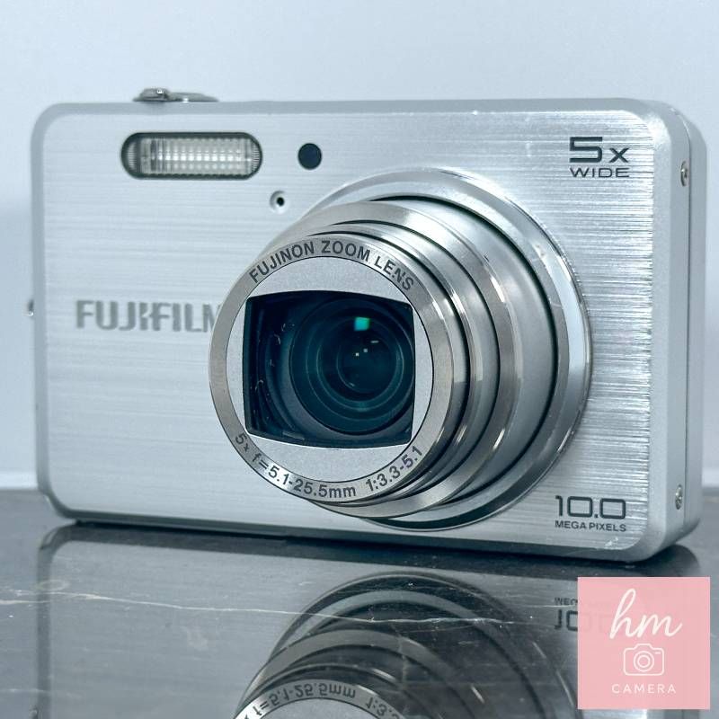 【美品】FUJIFILM FinePix J150w シルバー 1000万画素 光学5倍ズーム 広角28mm フジノンレンズ 3型液晶 コンパクトデジタルカメラ 富士フイルム ファインピックス
