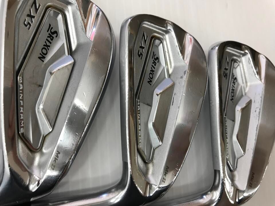 Zx5 mk2 アイアンセット 6本 TRAVIL 85 S 美品 ダンロップ SRIXON ZX5 Mk2 TRAVIL IRON 85 Sフレックス アイアン