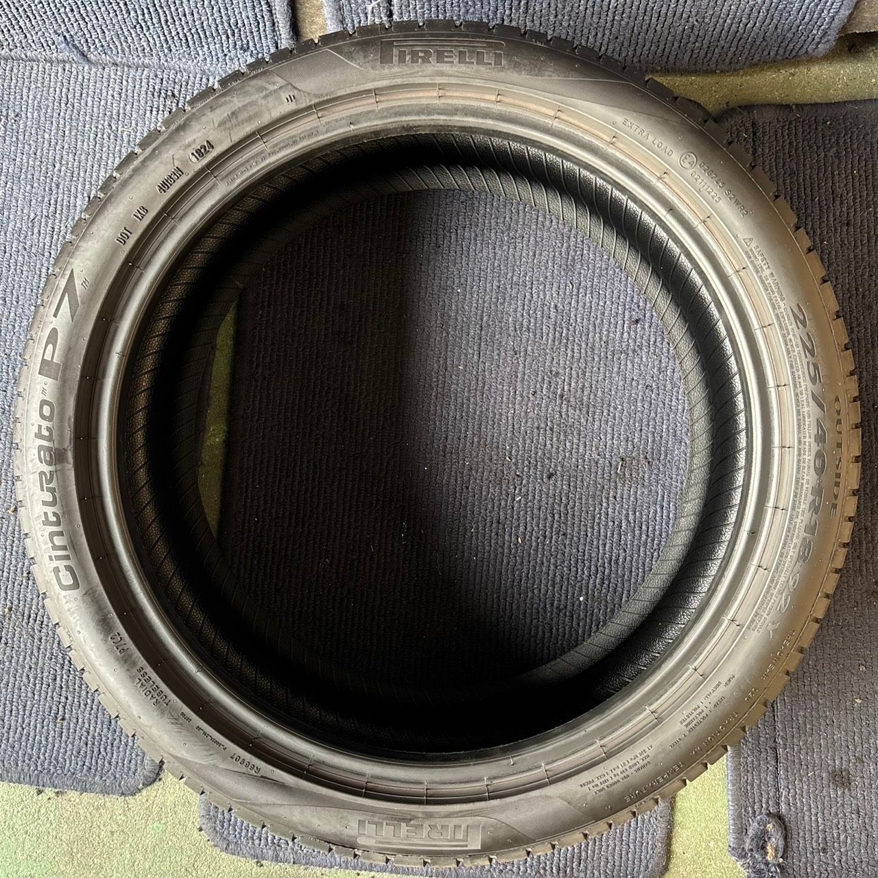☆送料無料☆【2024年製造】【溝6分山】PIRELLI Cinturato P7 1本 225/40R18 ASP3639