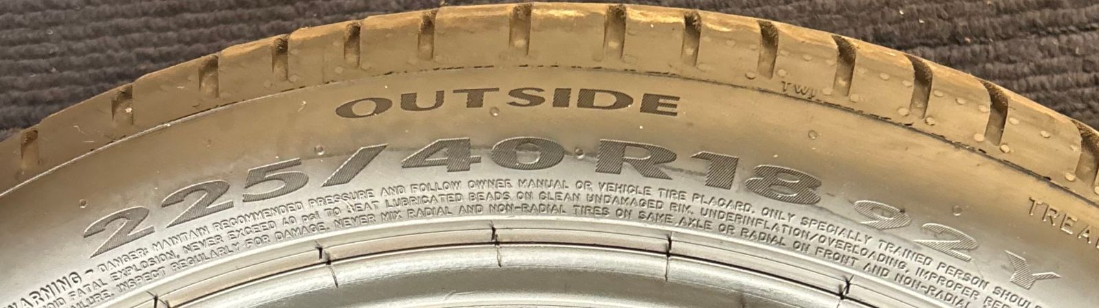 ☆送料無料☆【2024年製造】【溝6分山】PIRELLI Cinturato P7 1本 225/40R18 ASP3639