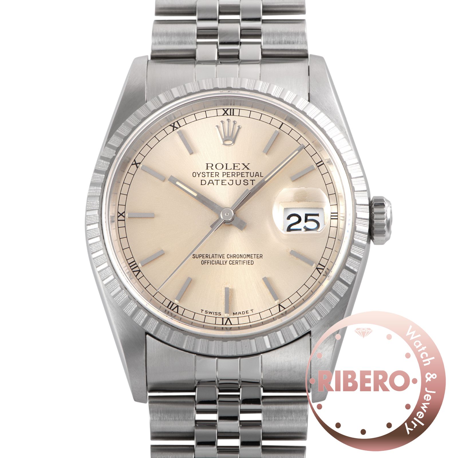 ROLEX ロレックス デイトジャスト 16233 S番 Tritium Patina ステンレススチール【中古】