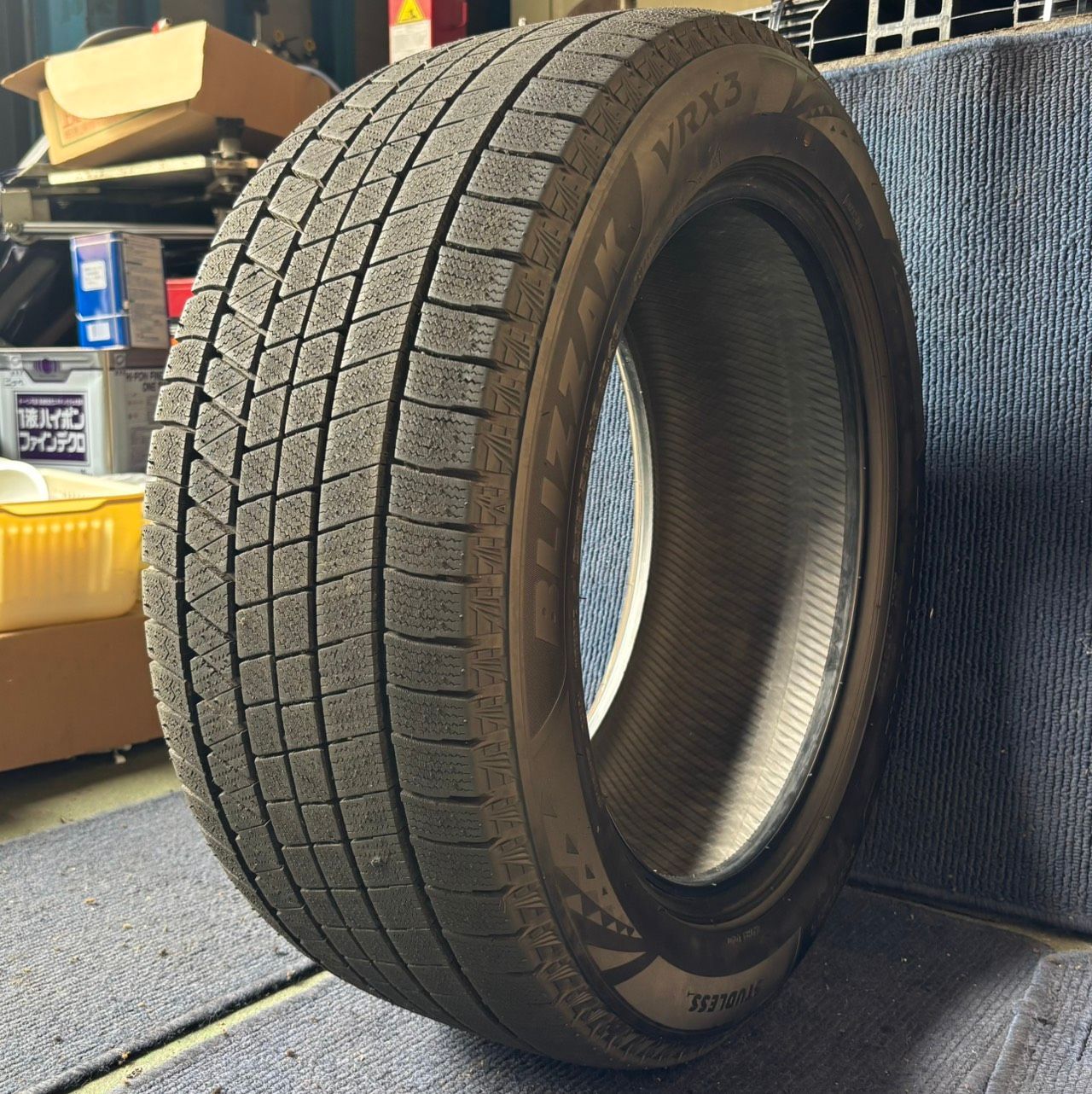 ☆送料無料☆【2024年製造】【溝9分山】BRIDGESTONE BLZZAK VRX3 1本 245/50R18 スタッドレス ASP3640