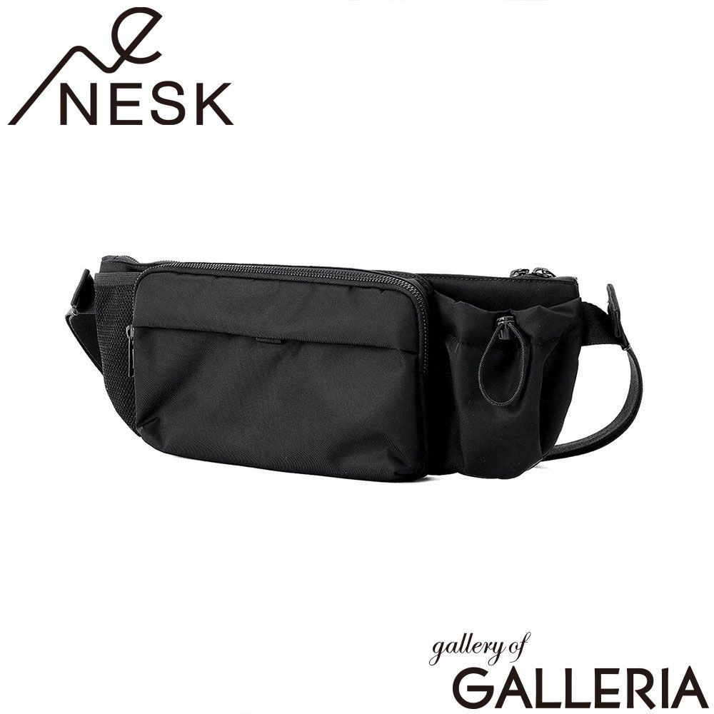 【正規取扱店】 NESK ウエストバッグ メンズ レディース ネスク バッグ ウエスト ボディバッグ 斜めがけバッグ 斜めがけ 大人 おしゃれ シンプル カジュアル 旅行 ナイロン ワンショルダー TWILL FACE NS-001 Black(TWILL)