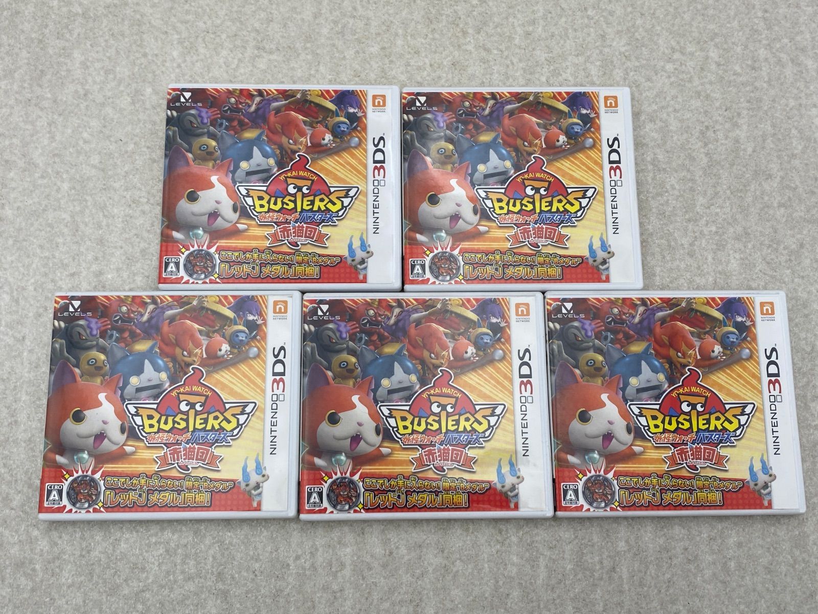 妖怪ウォッチバスターズ 赤猫団 ニンテンドー3DS 5点 - メルカリ