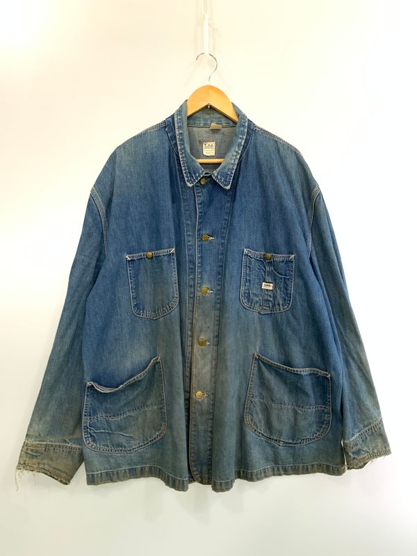 LEE リー 70's 91-J DENIM COVERALL 70年代 デニムカバーオール ライトアウター 【146-260529-yn-11-min】