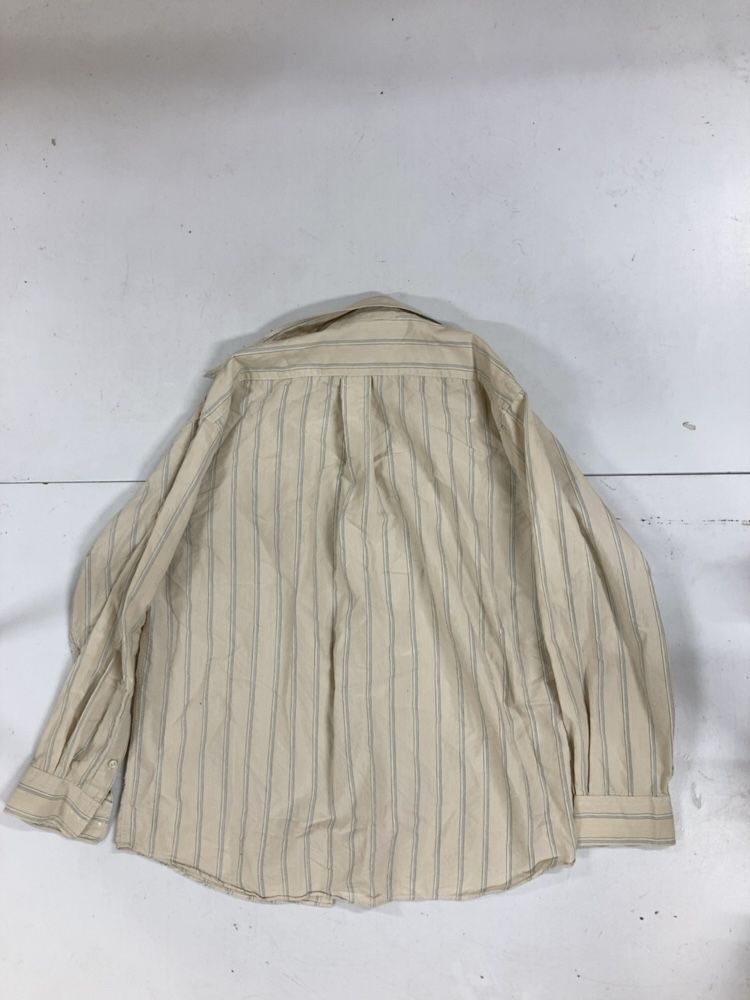 ESPACE by pierre cardin ストライプ 長袖シャツ Lサイズ