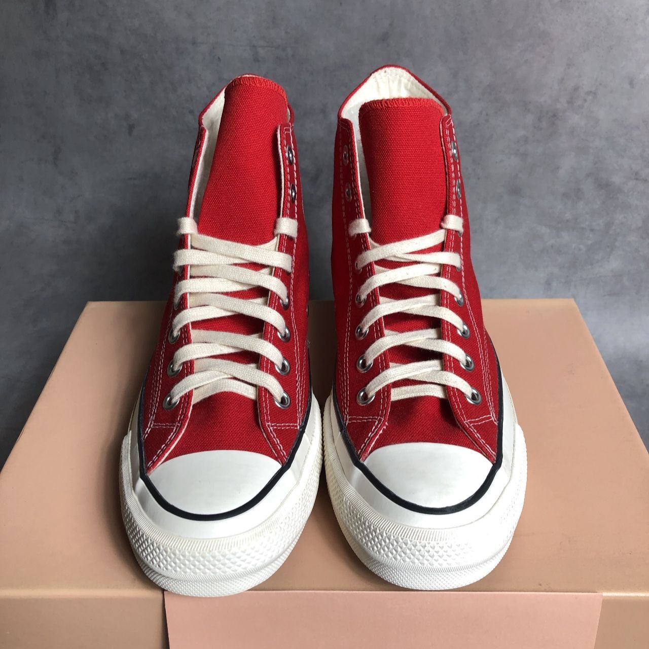 PQ397◇CONVERSE addict : CHUCK TAYLOR CANVAS HI◇28cm◇RED 未使用 