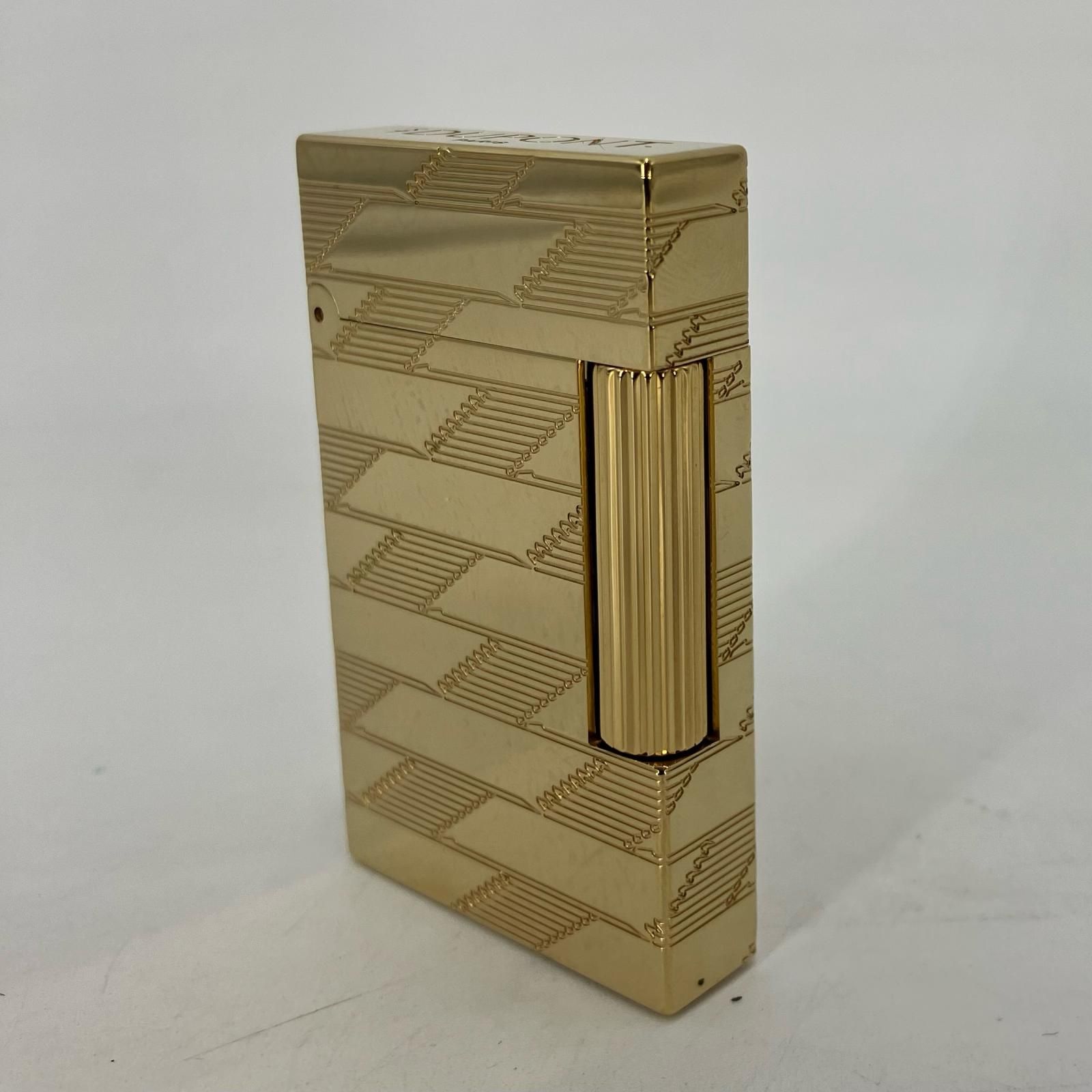【イオン広店】 中古 S.T. Dupont | エスティーデュポン ライター ギヨシェ.ゴールド C16178 ゴールド 【134】