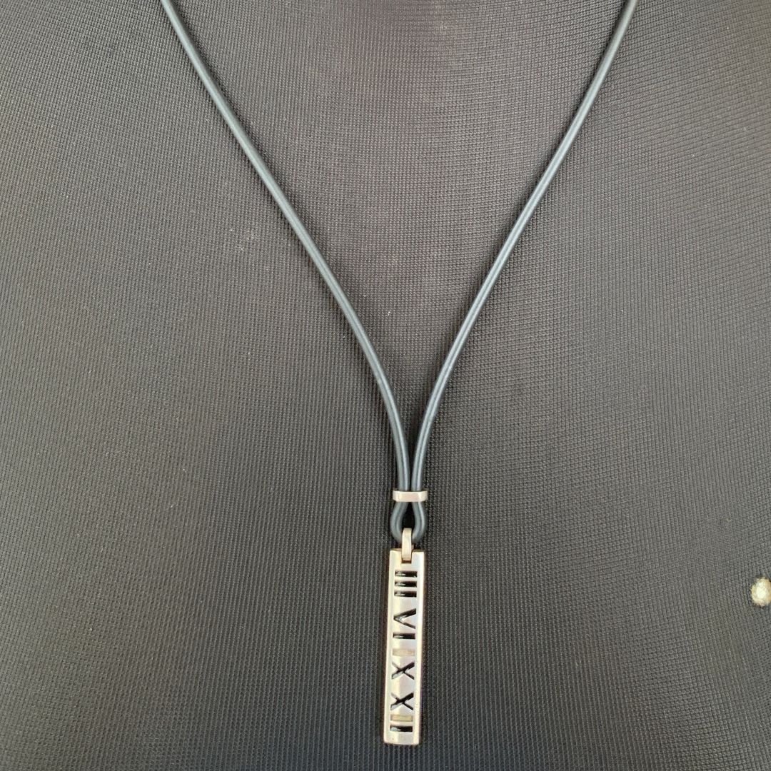 TIFFANY&Co. ティファニー アトラス バー ネックレス ラバー