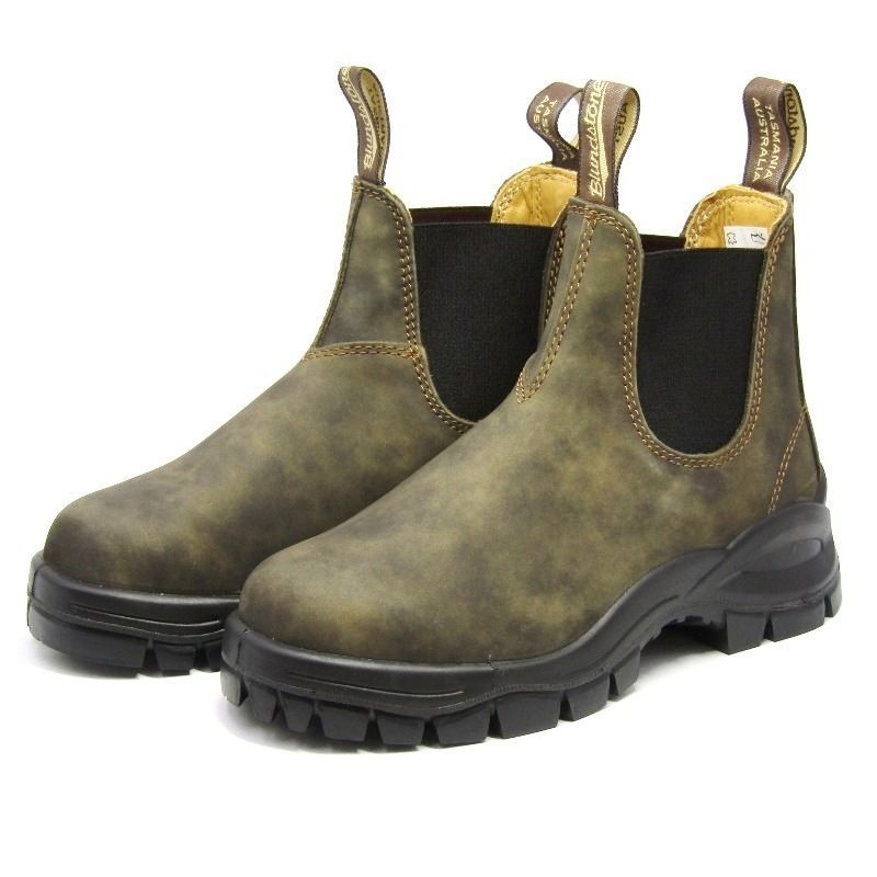 未使用 BLUNDSTONE ブランドストーン UK3 LUG BOOT 2239 サイドゴア
