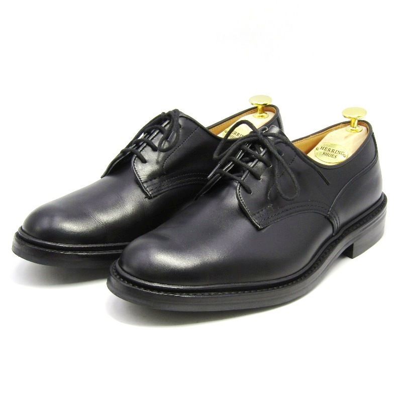 美品 Tricker's トリッカーズ UK8 プレーントゥ 5636/8 ウッドストック