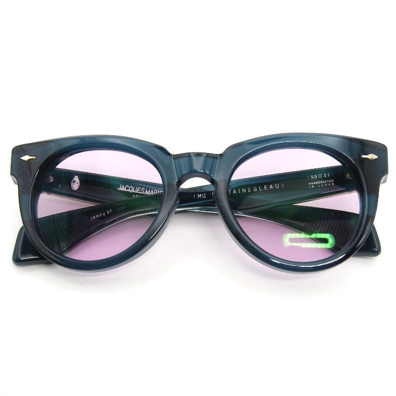 美品 JACQUES MARIE MAGE ジャックマリーマージュ サングラス FONTAINEBLEAU 2 JMMFU-9F 日本製 フォンテーヌブロー INDIGO 54001000