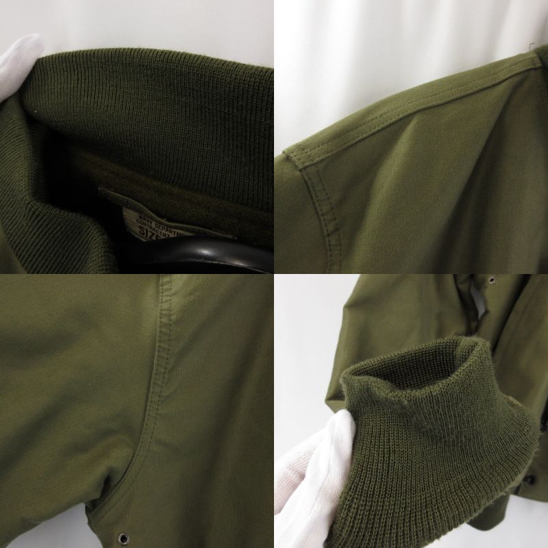 美品 HOUSTON ヒューストン デッキジャケット 5N-10 FMOD U.S.NAVY 