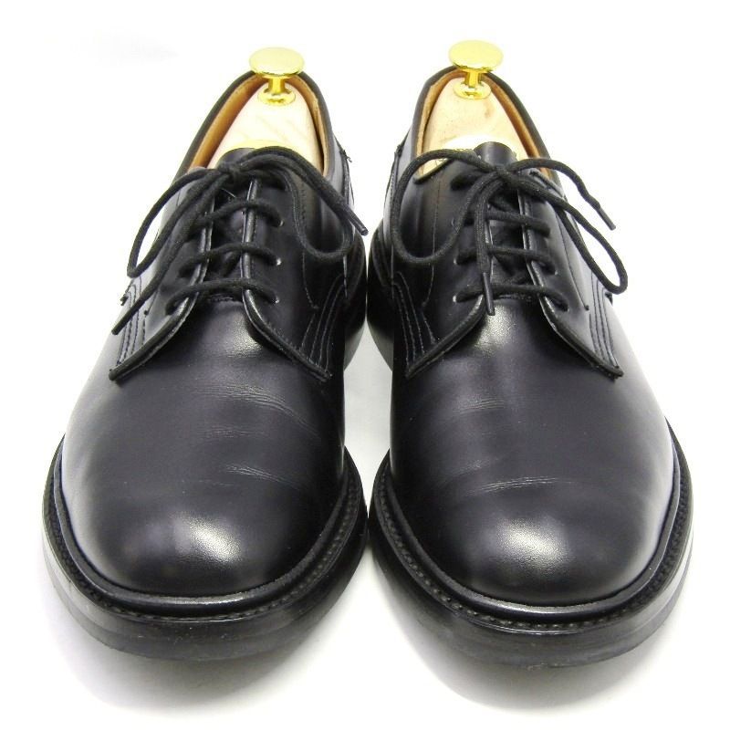美品 Tricker's トリッカーズ UK8 プレーントゥ 5636/8 ウッドストック
