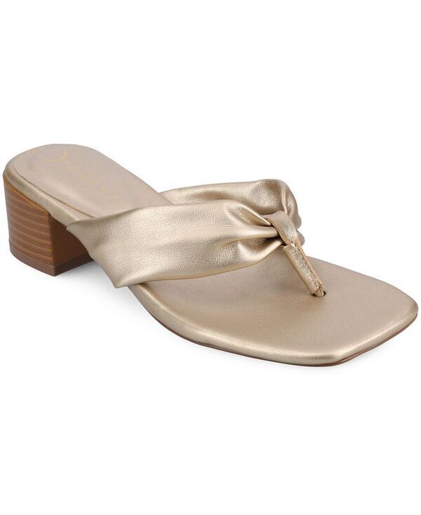 ジュルネ コレクション レディース シューズ サンダル Journee Collection Womens Seelah Sandals Champagne シャンパン