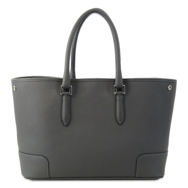 美品 Le Bonheur ルボナー タンクトート シュランケンカーフ ペリンガー社 牛革 トートバッグ アントラジス 61005610