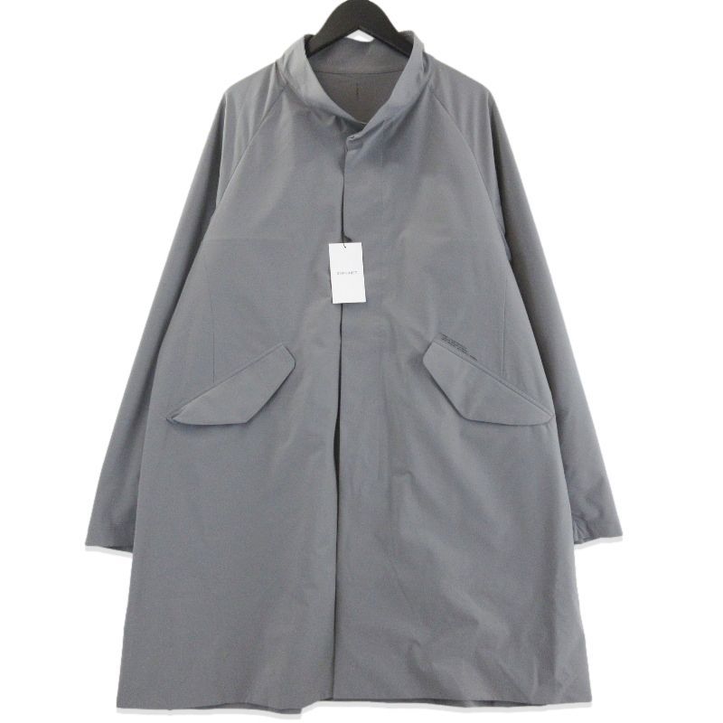 未使用 SOPHNET. ソフネット EX. EDUVACATION COAT SPNT-260049 ニーレングスコート ステンカラーコート GRAY 3 71015828