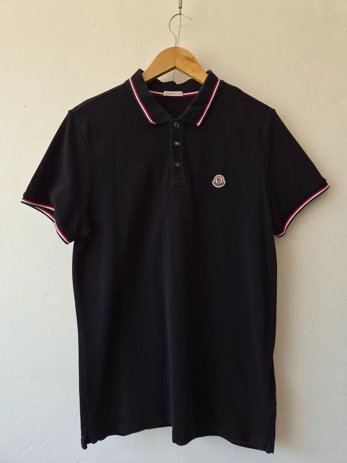 MONCLER メンズ 半袖 ポロTシャツ Lサイズ