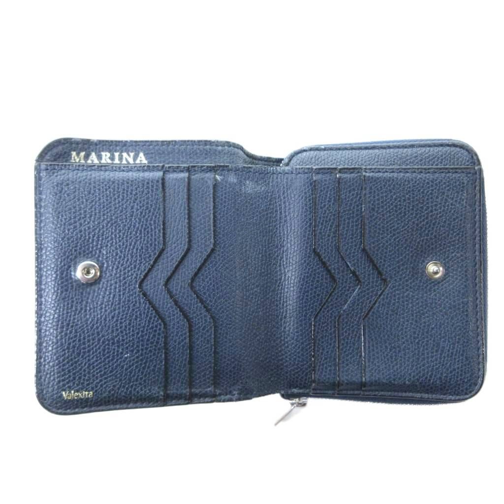 ヴァレクストラ Valextra 二つ折り財布 ウォレット 小銭入れ 6カード 