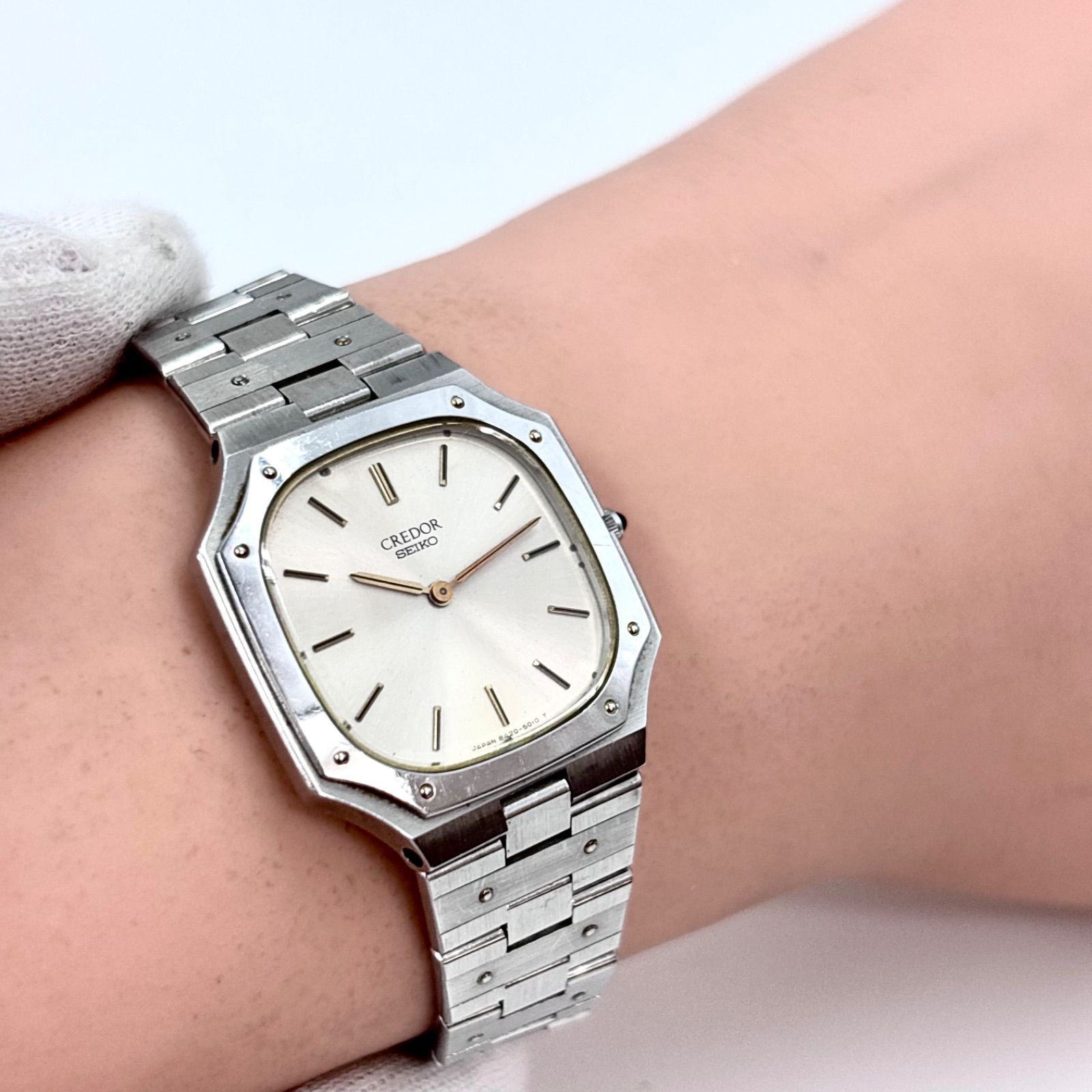 稼働】SEIKO/セイコー CREDOR/クレドール 腕時計 クォーツ オクタゴン