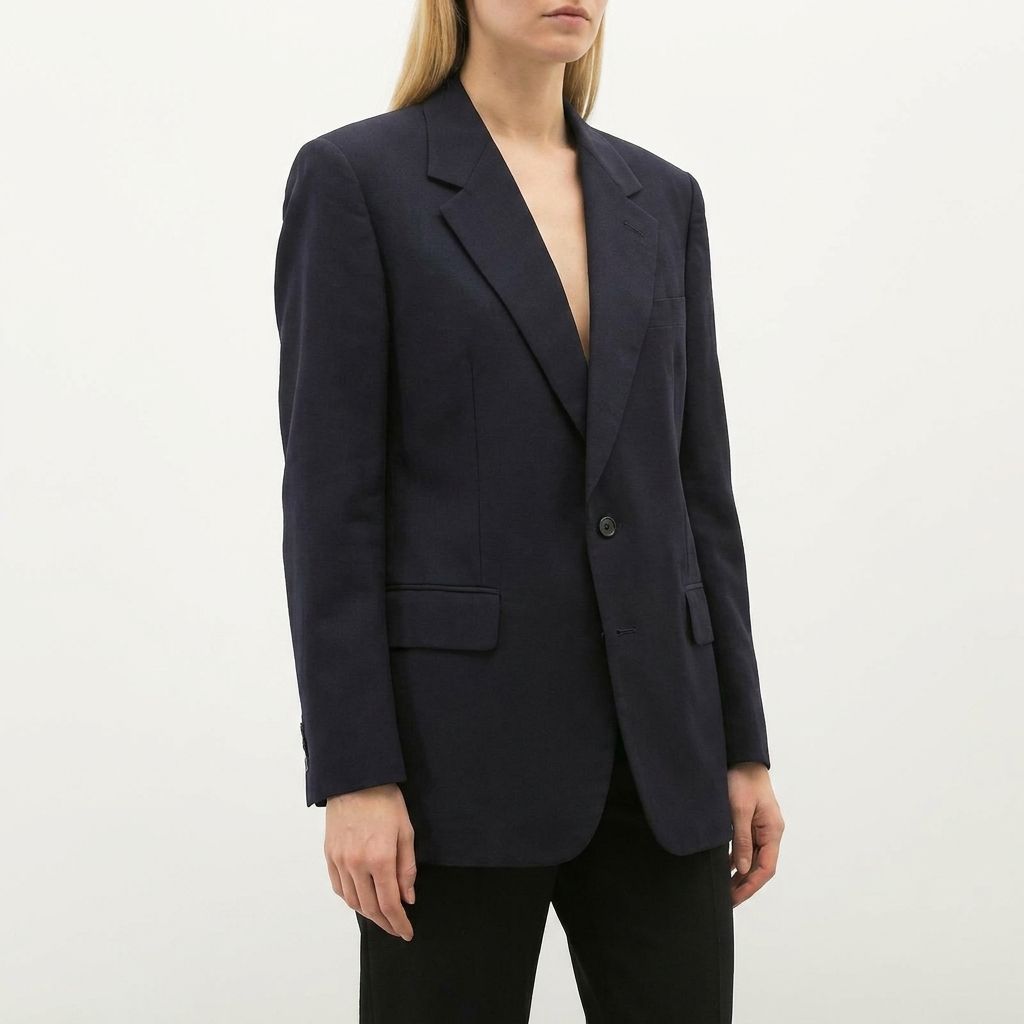 GIEVES & HAWKES テーラードジャケット ネイビー 英国 - メルカリ