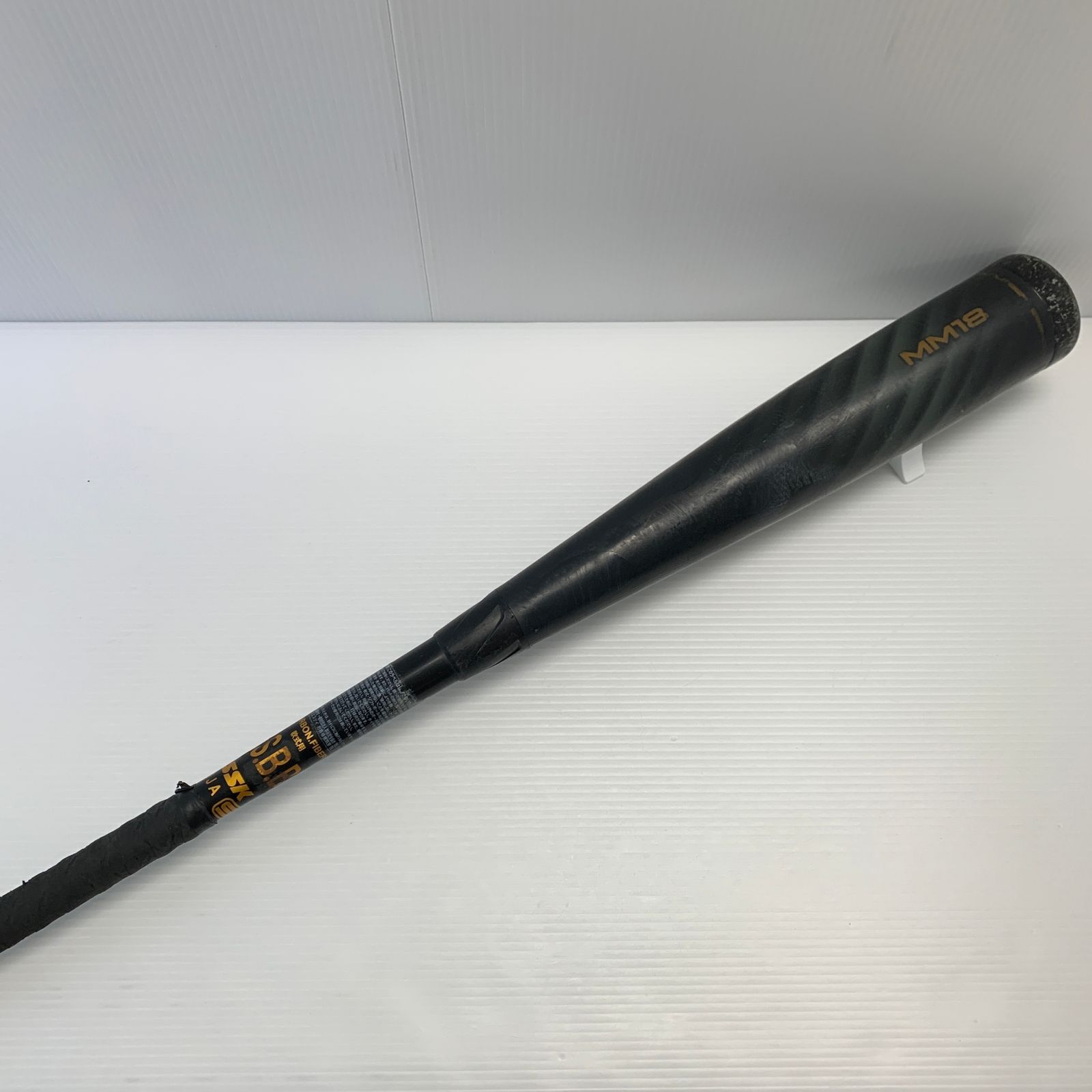エスエスケイ SSK MM18 軟式 大人 一般 FRP製バット SBB4023 トップバランス 中古 野球 7994