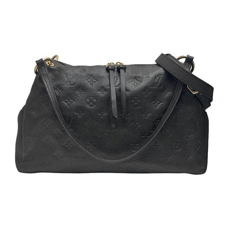 LOUIS VUITTON ルイヴィトン モノグラム アンプラント ポンテュ PM M43719 2way トートバッグ ブラック レディース ゴールド金具