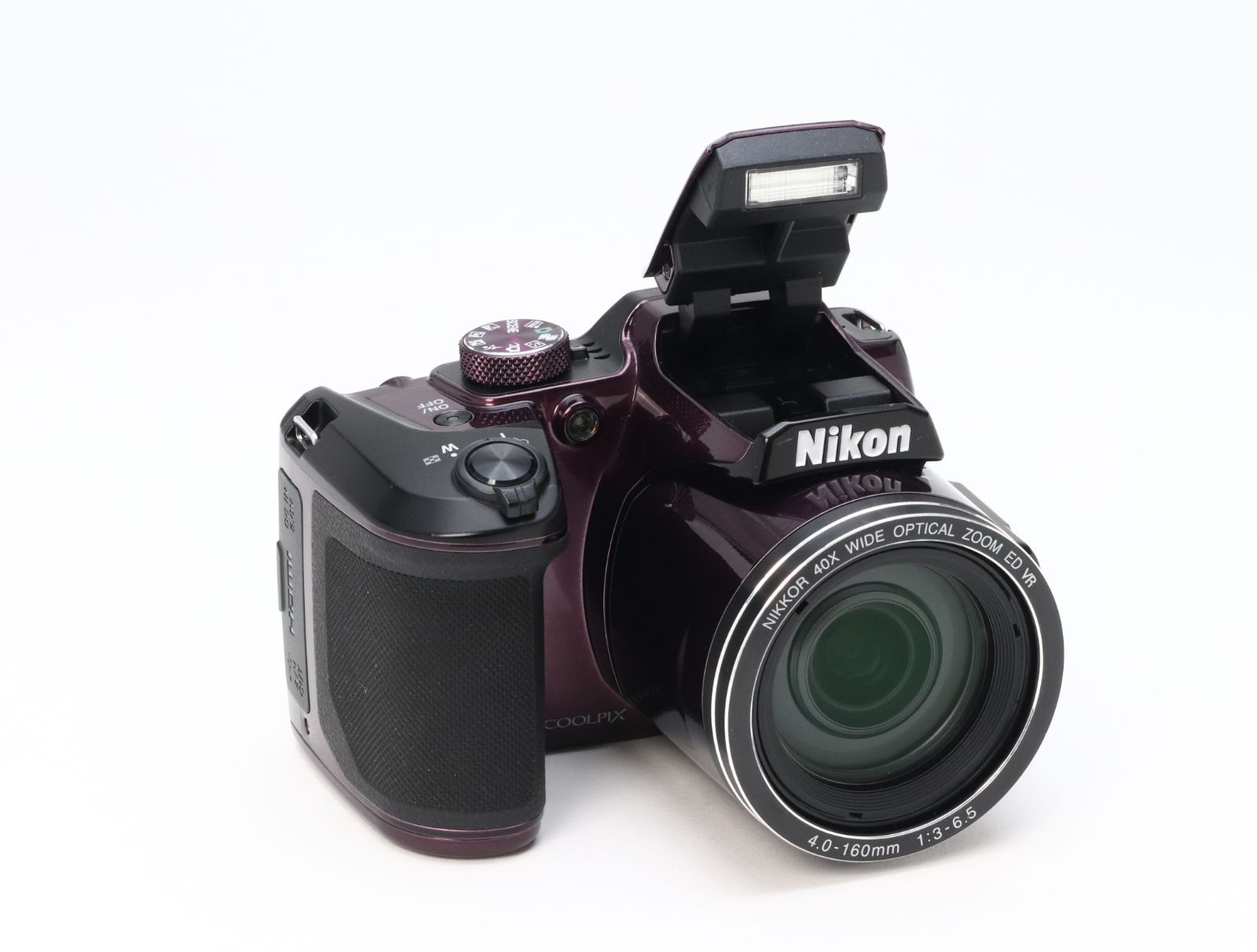 C (やや難あり) Nikon ニコン COOLPIX B500 プラム 返品不可 55-200