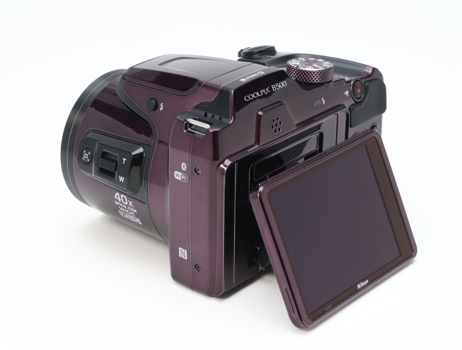 C (やや難あり) Nikon ニコン COOLPIX B500 プラム 返品不可 55-200
