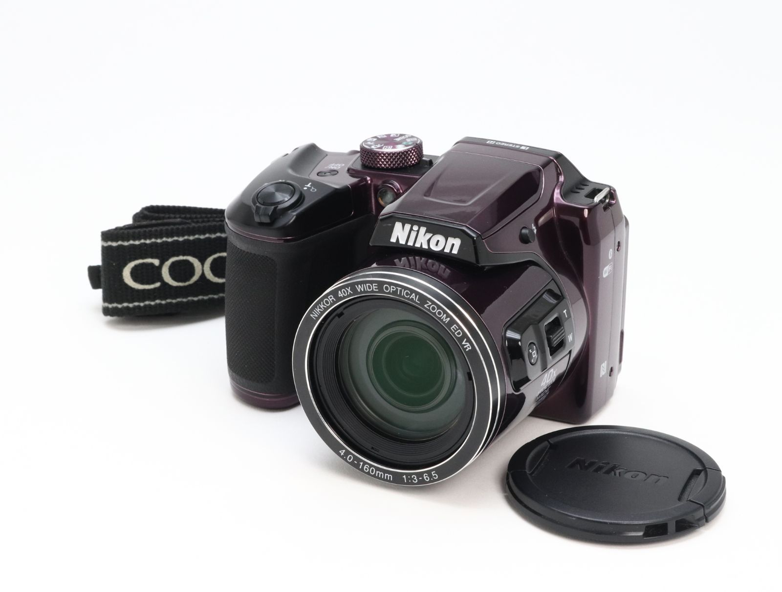 C (やや難あり) Nikon ニコン COOLPIX B500 プラム 返品不可 55-200