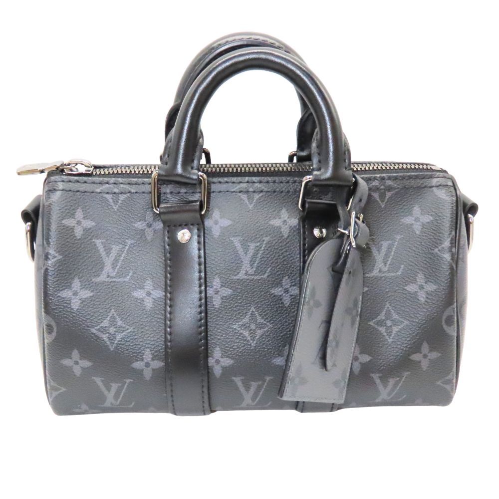 【中古】LOUIS VUITTON ルイヴィトン シティキーポル M45936 モノグラムエクリプス バンドリエール25 メンズ ショルダーバッグ ブラック 黒系 2WAY A2602354【無料ギフトラッピング承ります】