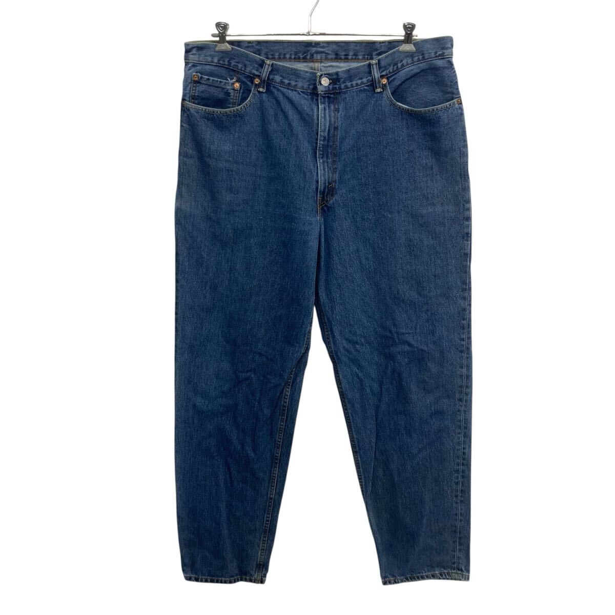 メキシコ製 Levi's 560 デニムパンツ W40 ブルー リーバイス ジップアップ アメカジ ジーンズ デニム コットン ビッグサイズ 2512-562