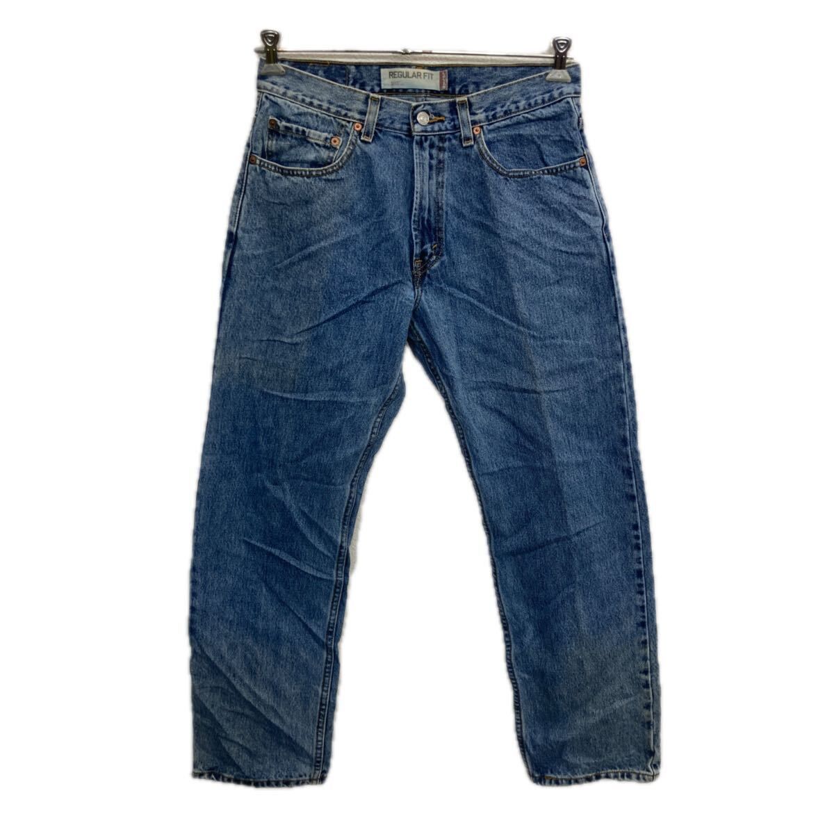 メキシコ製 Levi's 505 デニムパンツ W32 ブルー リーバイス ジップアップ アメカジ ジーンズ デニム コットン 2601-138