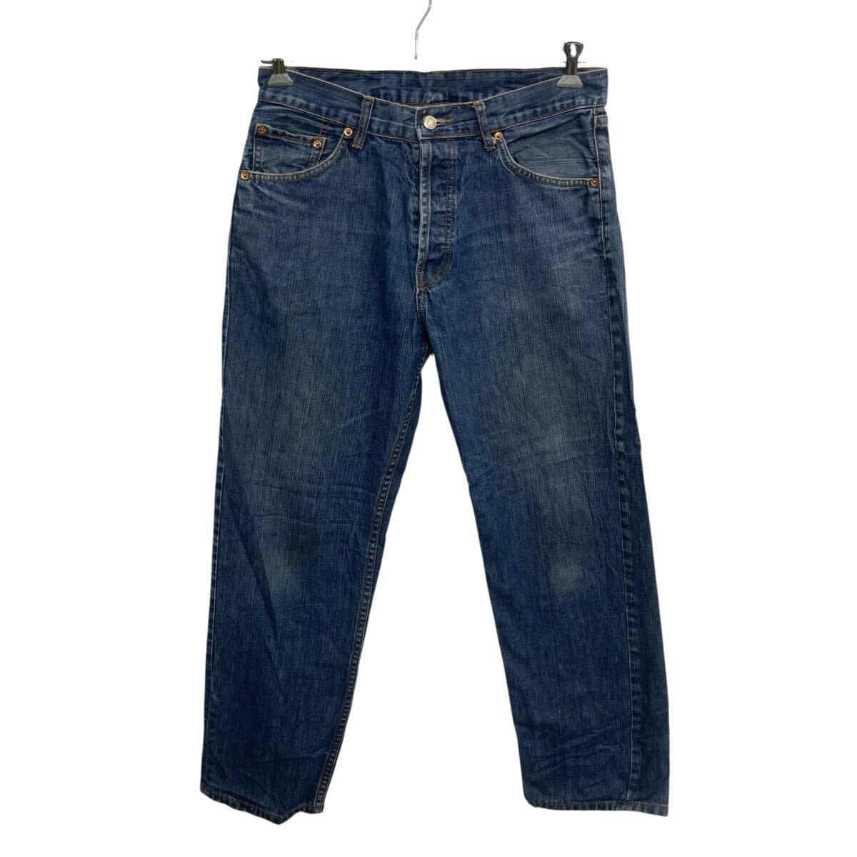 90s USA製 Levi's 501 デニムパンツ L~ ブルー リーバイス ボタンフライ アメカジ ジーンズ デニム コットン 2601-151
