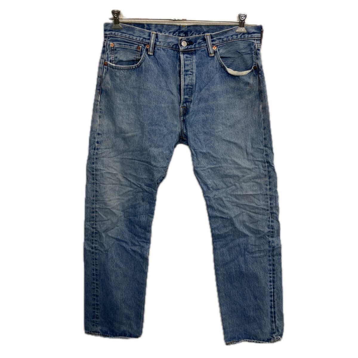 メキシコ製 Levi's 501 デニムパンツ W35 ライトブルー リーバイス ボタンフライ アメカジ ジーンズ デニム コットン 2601-54