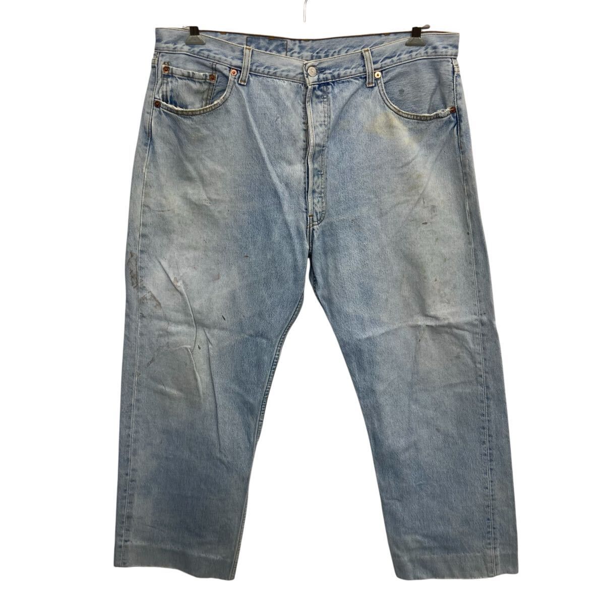 00s ユーロ Levi's 501 デニムパンツ W40 アイスブルー リーバイス ボタンフライ 00年代～ 赤タグ ヨーロッパ デニム ジーンズ 2603-260