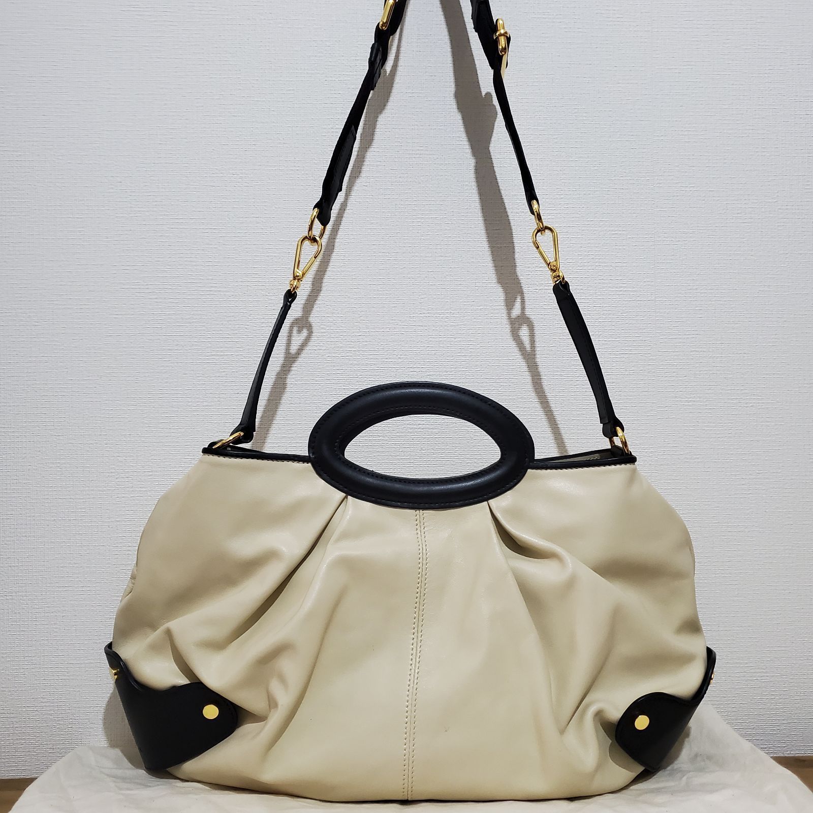 定価18.5万】MARNI マルニ バルーン スモール レザー 2way ショルダー 