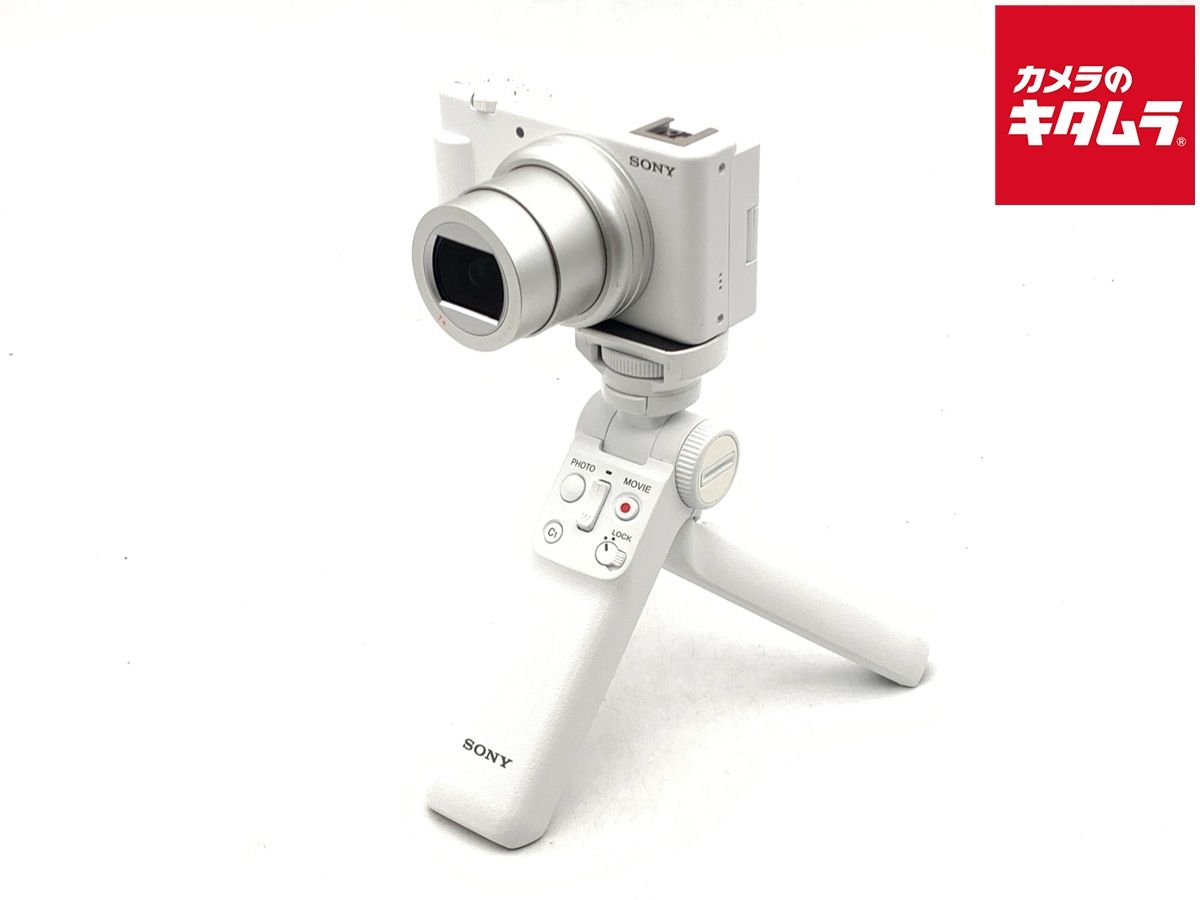 【中古】 【並品】 ソニー VLOGCAM ZV-1M2G W シューティンググリップキット ホワイト